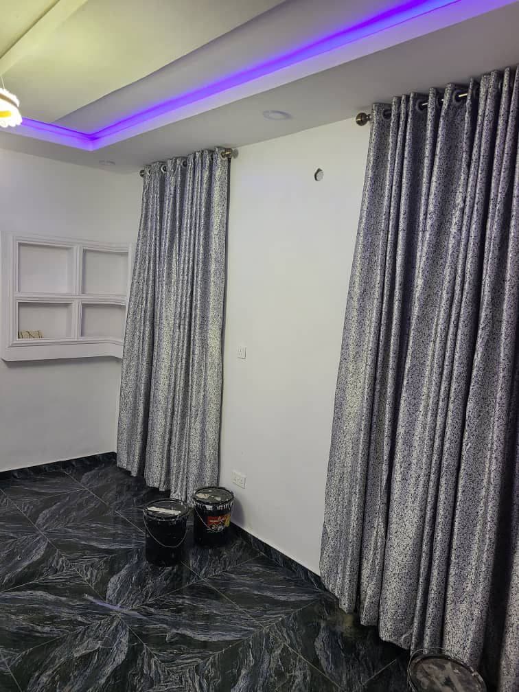 Living room with a fresh coat of paint.