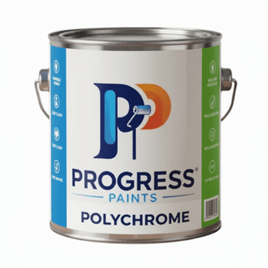 4 litre bucket of Polychrome paint.